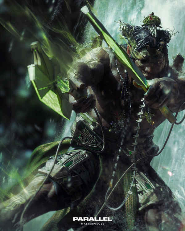 PARALLEL MASTERPIECE // Base Set // Dauntless Axeman