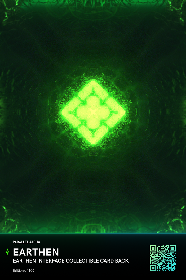 Earthen Interface Collectible Card Back